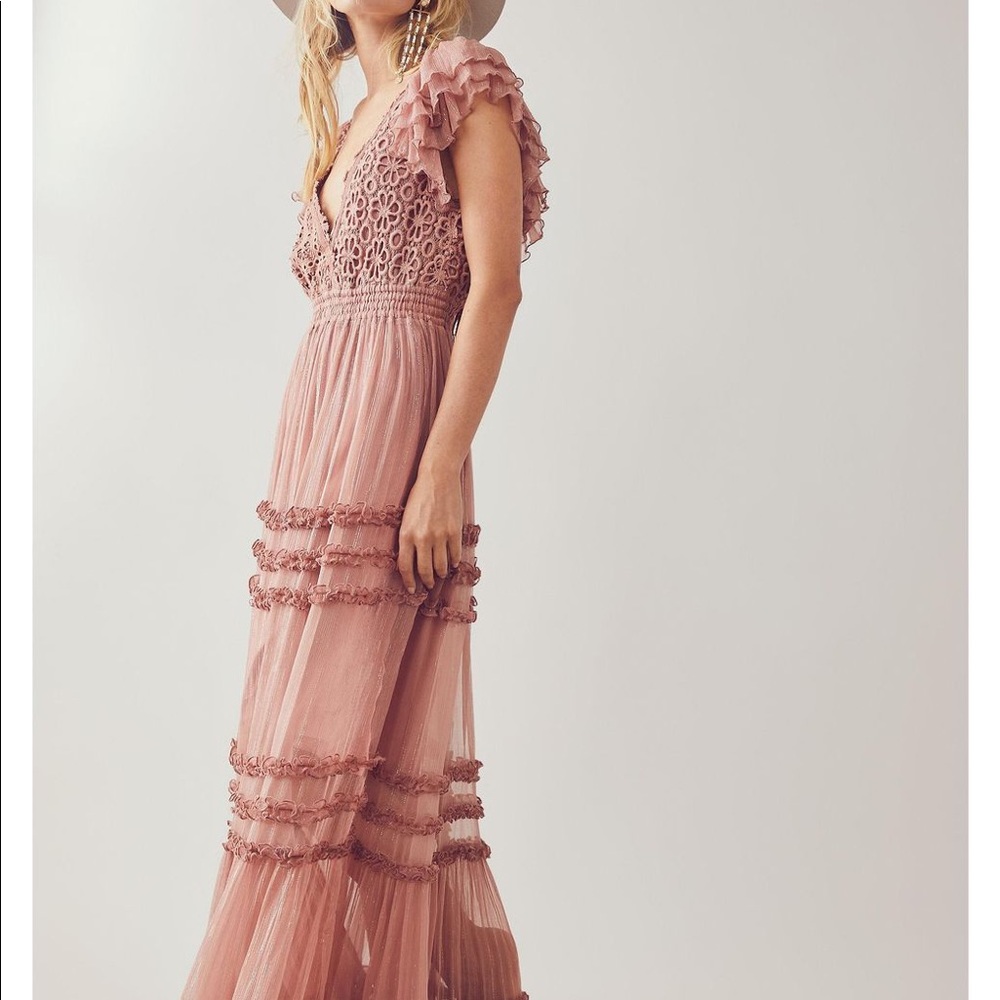 Free People Waterlily Maxi “Latte” color
